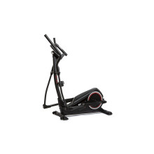 ELIPTICA Model MAX Plus E-2135. Flywheel 14 kg. Adjustable pedals in 3 positions, illuminated retro LCD monitor with indicators of time, distance,