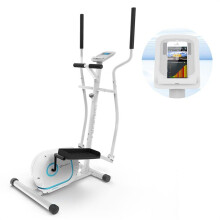 Klarfit Myon Cross Trainer - Cross Trainer, Elliptical Cross Trainer, Cross Trainer Machine, 12kg Flywheel, SilentBelt, Training Computer, LCD