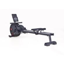 XS Sports R280 Home Rowing Machine-Aluminium Rail with 16 Level Inner Magnetic Adjustable Resistance - LCD Computer with Tablet Holder - Advanced