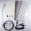 (White) DIY Big Size Touch Control 225 Segment LED Digital Equalizer Music Spectrum Sound Waves Kit 6
