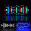 (White) DIY Big Size Touch Control 225 Segment LED Digital Equalizer Music Spectrum Sound Waves Kit 3