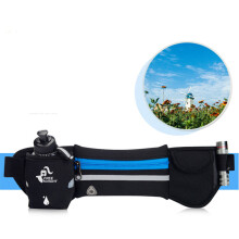 (Rose) Sports Reflective Waist Bag Bottle Pouch iPhone 7 Plus Holder With Earphone Hole