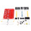 5Pcs Original Hiland 1Hz-50MHz Five LED Display Frequency Counter With Frequency Oscillator Kit 1