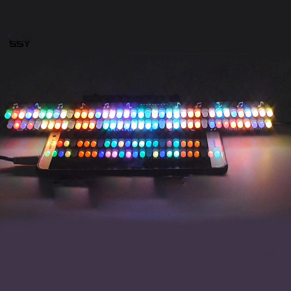 38-Segment Sound Control Music Level Indicator Diy Kit Foggy Colorful Music Spectrum Electronic Production Parts 8727971243800