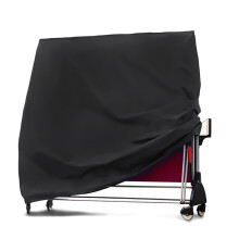 (Black) 67"x67"x33"x14" Waterproof Dustproof Table Tennis Table Cover