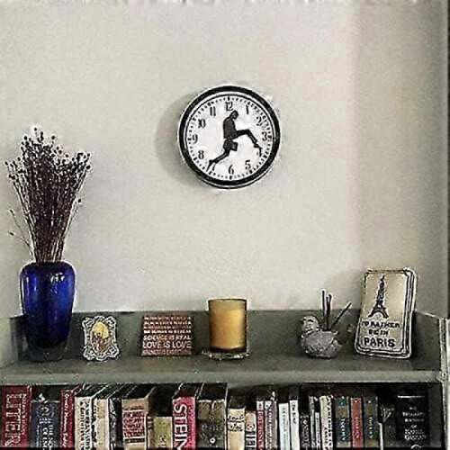 Modern Wall Clock, Quiet Non-Ticking Timepiece for Bedroom or Kitchen