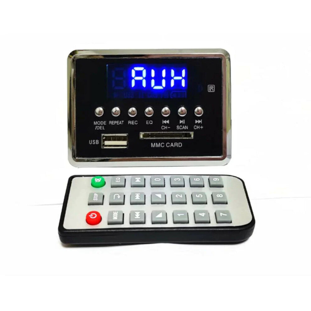 3.7-5V With Recording Tooth 5.0 Mp3 Wma Wav Flac Ape Audio Decoder Board Screen Blue 8727971230718