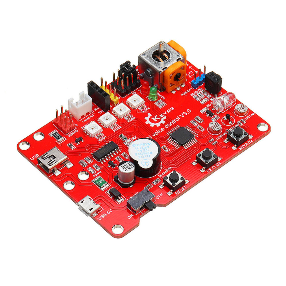 Ai Voice Control Module V3.0 Ch340 Atmega328p-Au 5V 2A Voice Control Board 8727971204122