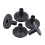 10pcs/Set Plastic Drum Cymbal Sleeves Drums Stands for Drum Bract 4