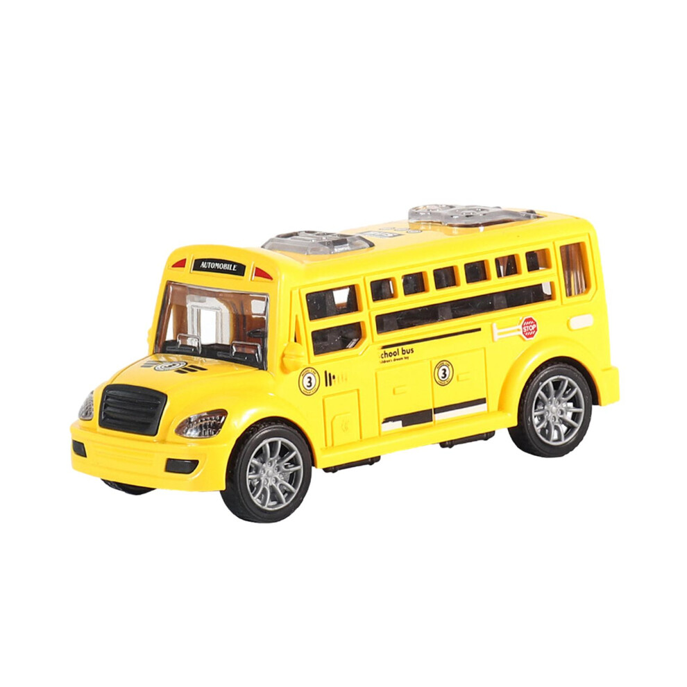 (Yellow, 13x55x6cm) School Bus Model Toy Openable Door Children Car Toy for Kids Teens-image-OPC-PJVFDFN-NEW