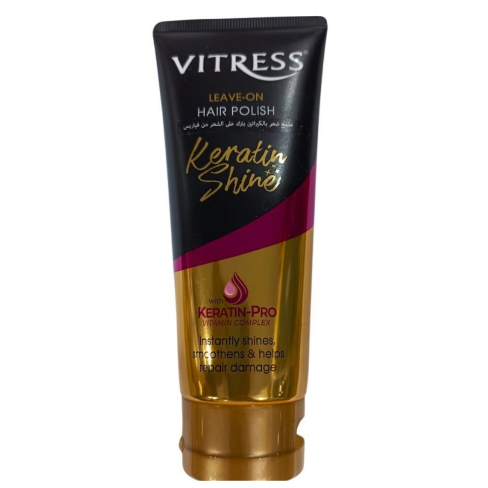 VITRESS keratin Shine Leave On Hair Polish And Hair Serum |Smooth, Frizz-Free, and Shiny Hair Protection