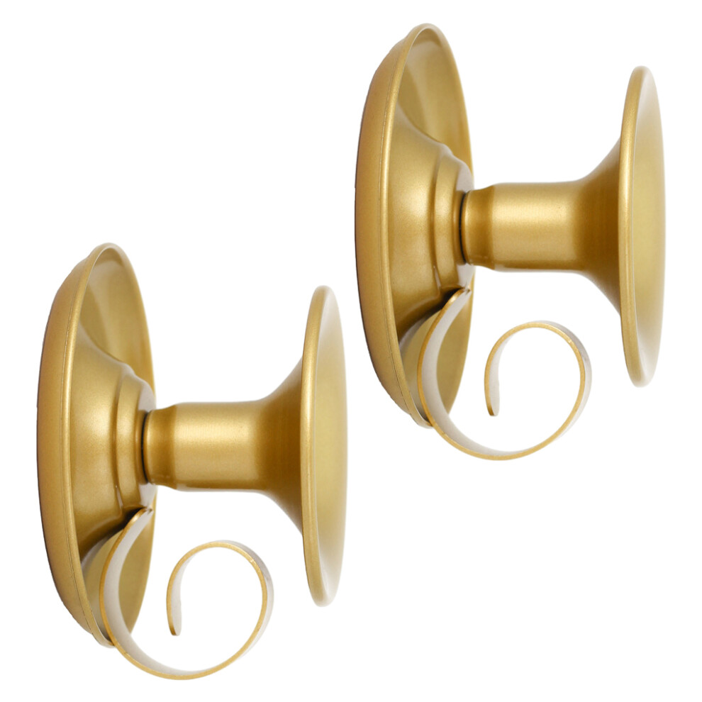 (Gold) 2pcs Candle Holders With Handle Wide Application And Fine Workmanship-image-OPC-PJVFFTY-NEW