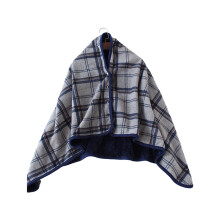 (Blue gray, 80x135cm) Warm And Cozy Wheelchair Blanket For Cold Days Breathable Legs Feet