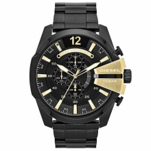 Horloge - Diesel - DZ4338 - Zwarte Wijzerplaat - Chronograaf - Roestvrij Staal