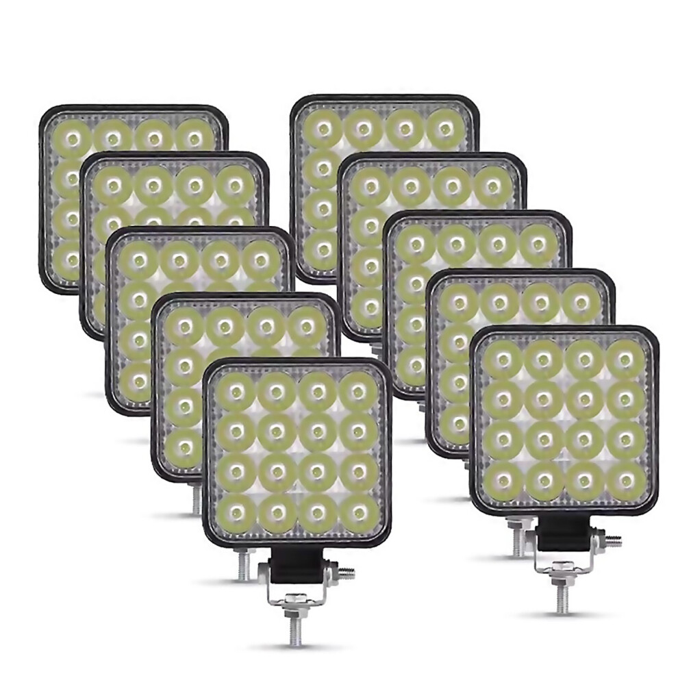 For 12v 24v Led Light Bar 48w Work Light Bar Square Spotlight For-image-OPC-PJVFK52-NEW