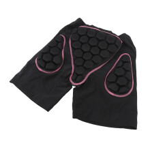 Frauen 3D Gepolsterte Skihose Hüfte Protector Dicken Schaum S