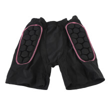 Schützende gepolsterte Shorts für Frauen 3D Hip Ski Hosen Dicke Schaum L