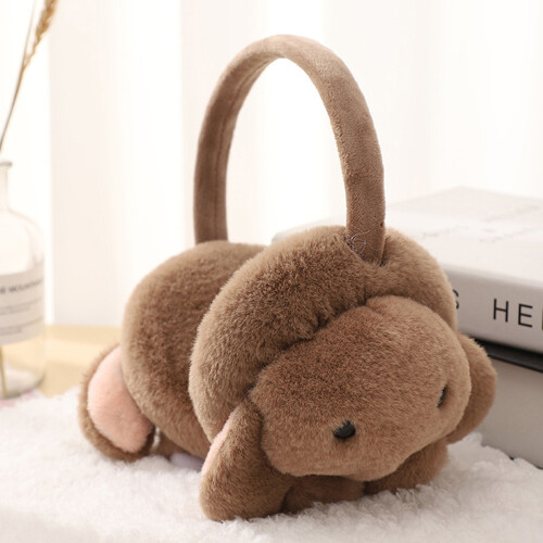 Cache-oreilles chauds et réglables en peluche pour l'hiver 1
