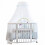 Moustiquaire pour lit bébé, rideaux pour lit à baldaquin 6