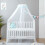 Moustiquaire pour lit bébé, rideaux pour lit à baldaquin 4