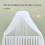Moustiquaire pour lit bébé, rideaux pour lit à baldaquin 5