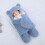 Gigoteuse bébé doublée douce, gigoteuse réglable 3