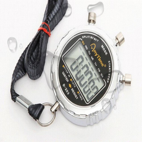 Chronomètre numérique, grand écran LCD portable, étanche 2