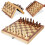 Jeu d'échecs en bois, jeu d'échecs magnétique pliable 2