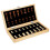 Jeu d'échecs en bois, jeu d'échecs magnétique pliable 4