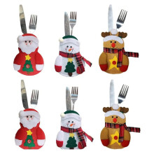 Porte-couverts pour sac à couverts de Noël