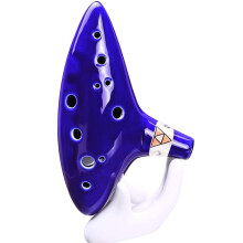 Ocarina 12 trous Ocarina Alto C Ocarinas Playing Blue