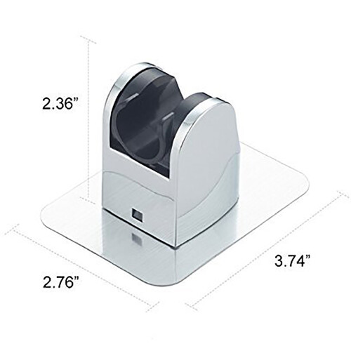 Support de douchette à main sans perçage, support de douche à angle réglable 2