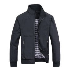 Blouson aviateur homme, veste de transition Ă col montant, veste courte, manteau