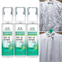 Anti-spray Wrinkle Remover, 100ml Multi-Purpose Clothing Care with Odor Removal for All Fabrics