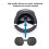 Carrying Case for PSVR2 - Multi-function Portable Hard Bag with Zipper Handbag Storage, Strap Protection for VR/AR Glasses Accessories 3