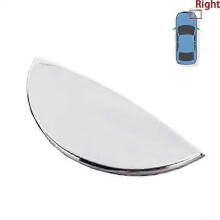 (Only Right) Front Bumper Headlight Washer Nozzle Cover with Chrome Trim for BMW Mini Cooper Cabrio S R50 R52 R53 - Stylish Accessory Cap