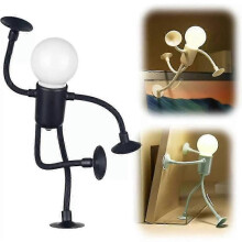 (black) Newest Shape-Changeable Sportsman Night Light: 2024 Custom DIY Options for Creative Lighting!