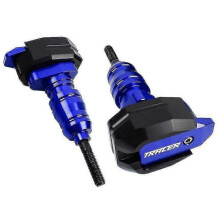 (blue) Frame Sliders Crash Protector for Yamaha MT-09 & Tracer 900 9/GT (2014-2023) - Motorcycle Falling Protection Crash Pads