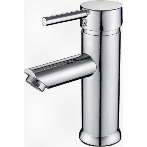 Chrome Single Handle Modern Bathroom Sink Faucet
