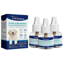 (3pcs) Dog Calming Pheromone Diffuser Refill - Relieves Anxiety & Stress, Reduces Barking & Chewing, for 3x Usage