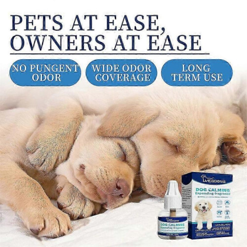 (3pcs) Dog Calming Pheromone Diffuser Refill - Relieves Anxiety & Stress, Reduces Barking & Chewing, for 3x Usage 2