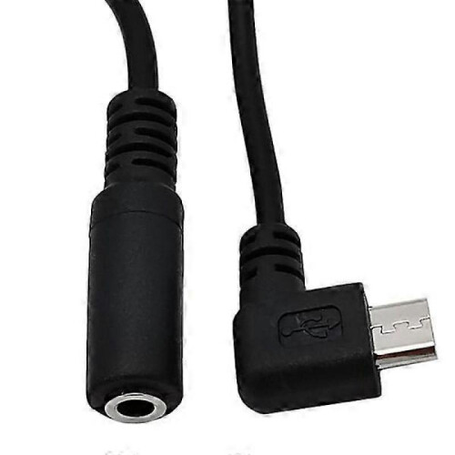 Durable Micro Usb Male To 3.5 Mm Female Audio Cable Cord Replacements 1