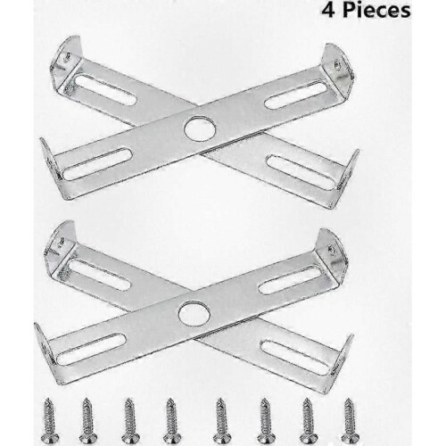 4 Pieces Ceiling Mount Bracket Lighting Fixture Holder for Home or Office Use 1