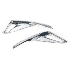(Chrome) Car Rear Bumper Fog Light Cover & Trim Molding for Toyota C-HR CHR 2017-2019 - ABS Chromium Styling Garnish Frame