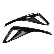 (Carbon Fiber) Car Rear Bumper Fog Light Cover & Trim Molding for Toyota C-HR CHR 2017-2019 - ABS Chromium Styling Garnish Frame