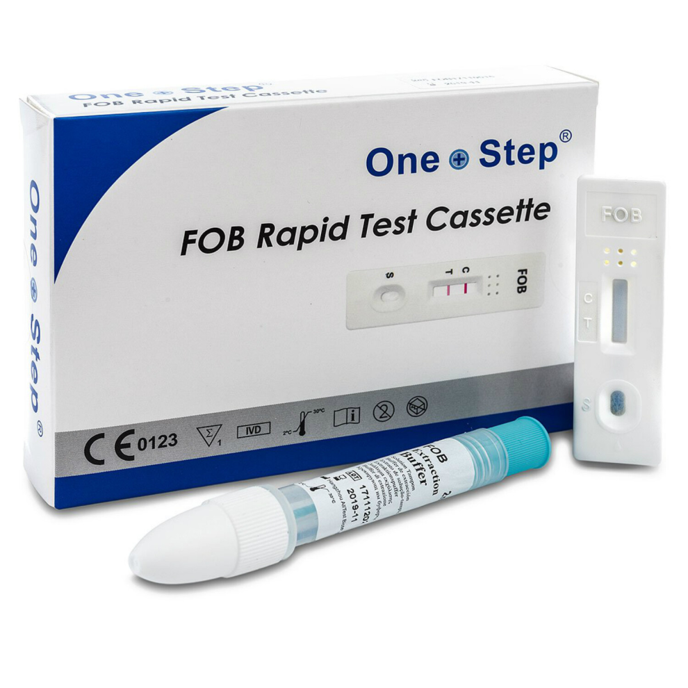 Bowel Colon Cancer Test Kit Faecal Occult Blood FOB Home Test One Step