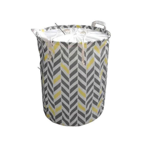 Large Capacity Waterproof Foldable Laundry Basket with Drawstring Closure - A6 Size 35x45CM for Home Storage & Organization 2