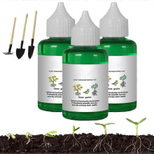 (3pcs)Plant Activation Liquid Solution with Growth Enhancer & Rooting Hormone for Cuttings, Spraying Seedlings
