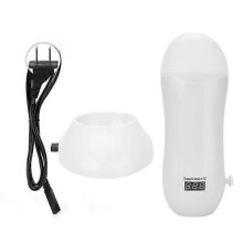 40W Temperature Adjustable Depilatory Wax Heater Portable Electric Hair Removal Machine White US Plug 110V