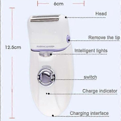 INN 3-in-1 electric epilator, removable, washable, multi-function 1
